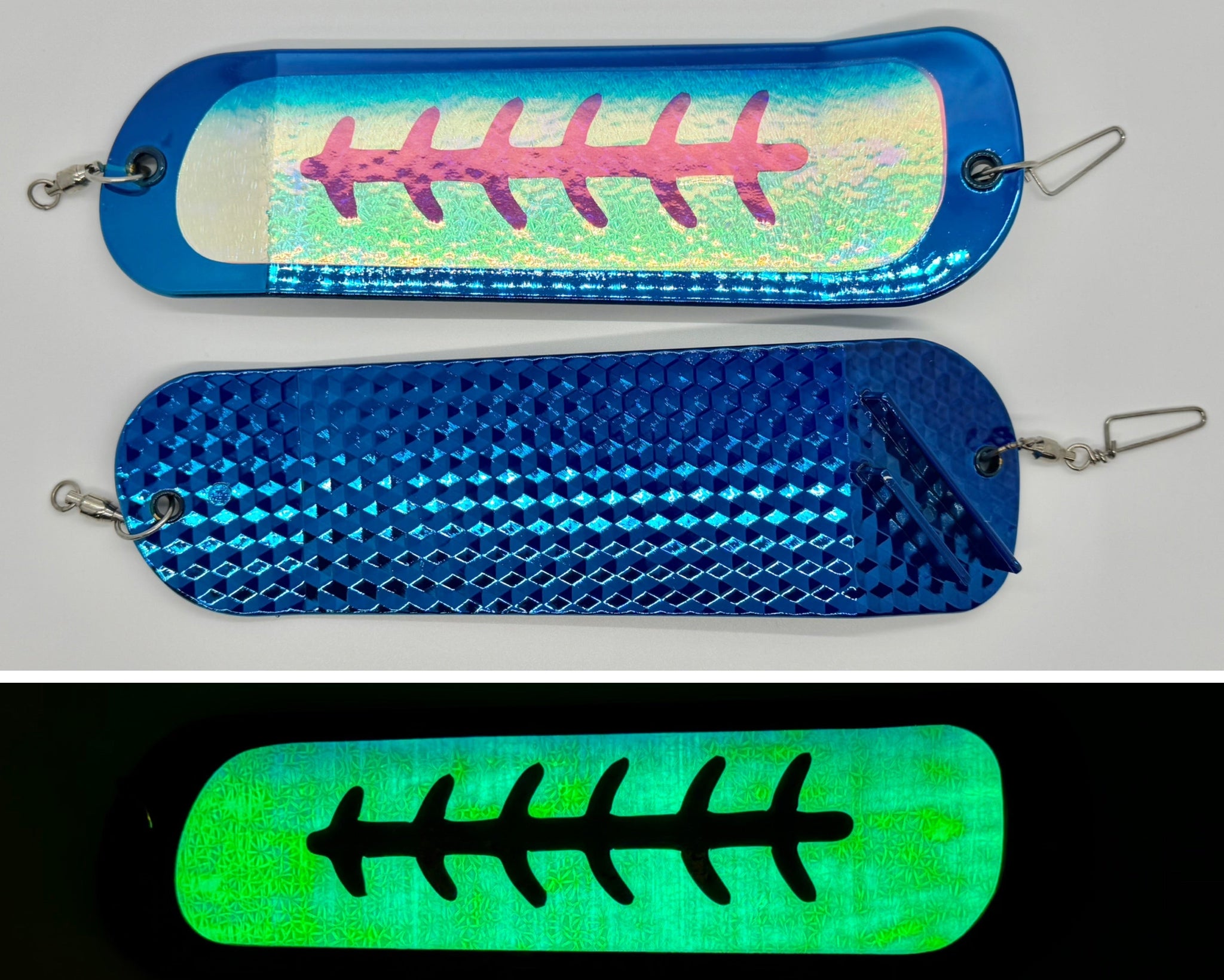 Fish Flash Design Salmon Hammer 8” Flasher - Gator Bait Tackle