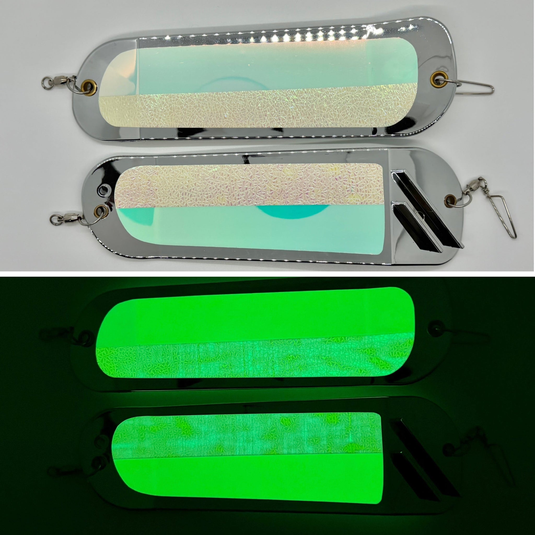 fishing flasher lure Michigan Stinger | UV Eyeballman inches in length. 8" Flasher $10 Spring Blowout