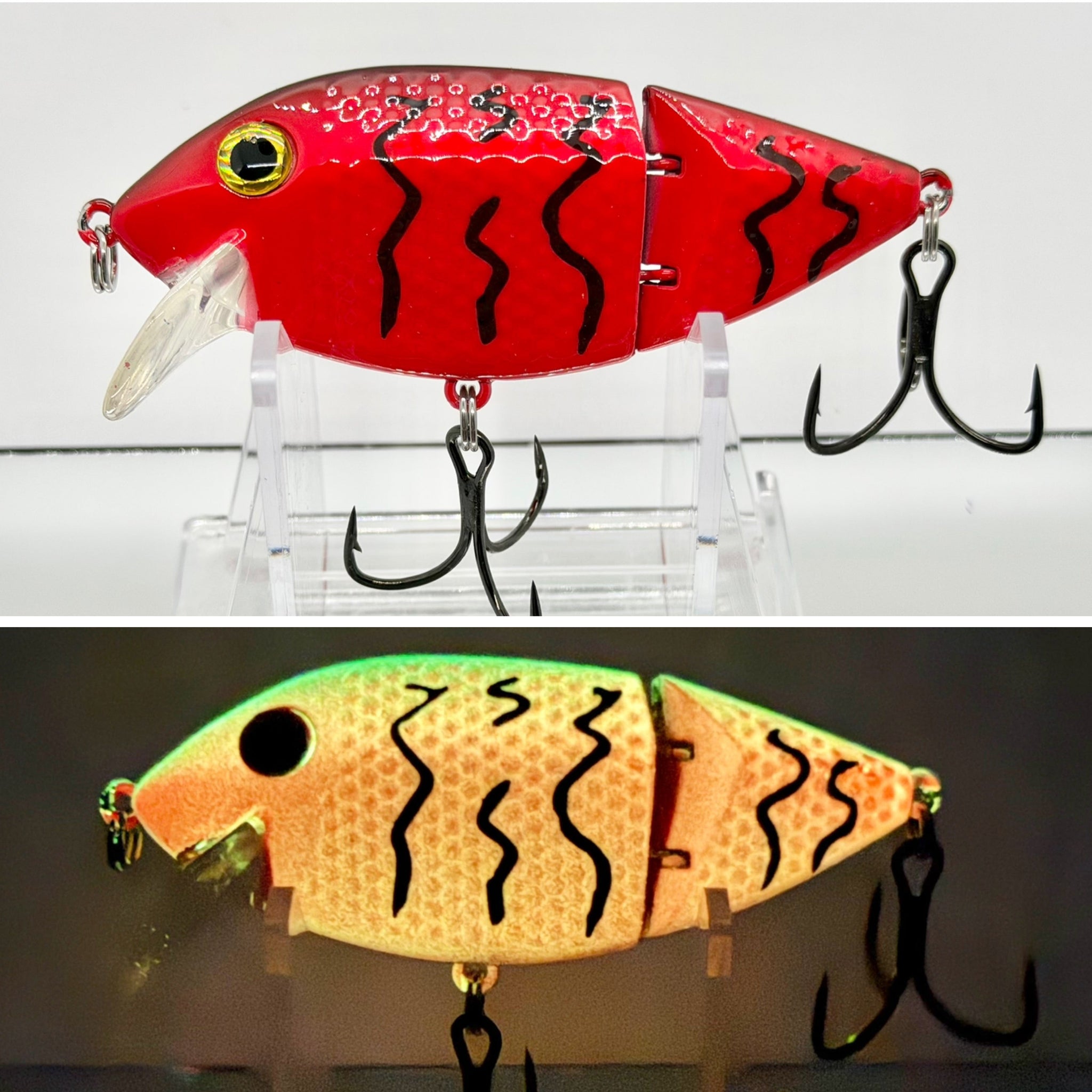 delfin alligator fishing lures Jointed Slim Fin